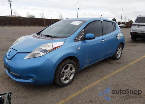 2011 Nissan Leaf Sl z USA, uszkodzony, nr VIN JN1AZ0CP9BT000909